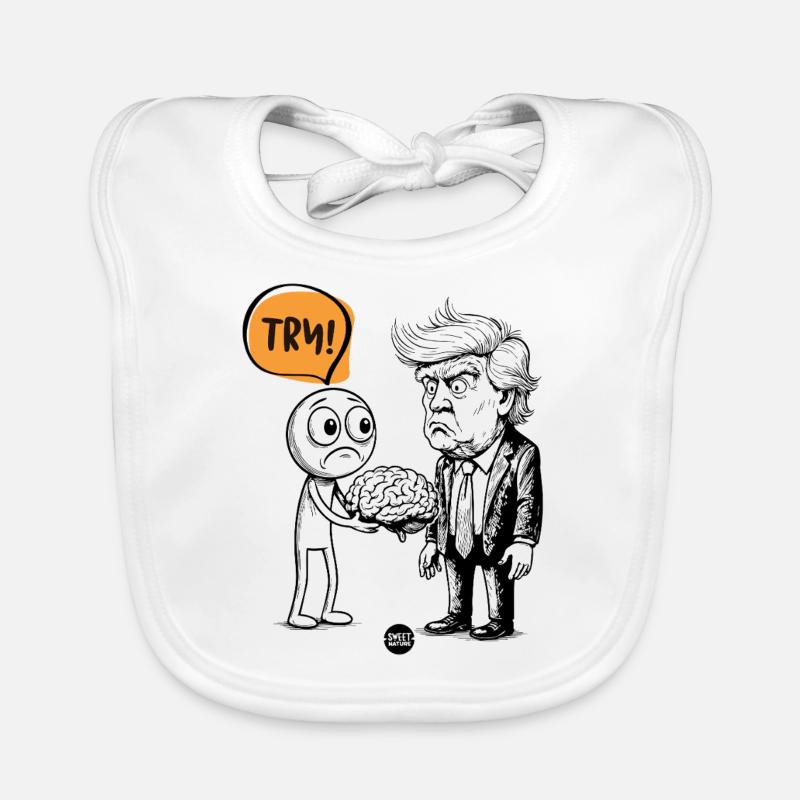 Brain. You Might Need It. Organic Baby Bibs
