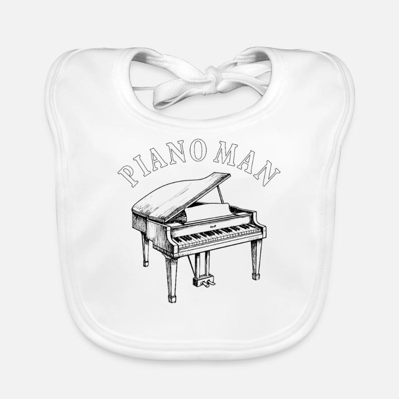Mr PIANO Baby Bio-Lätzchen