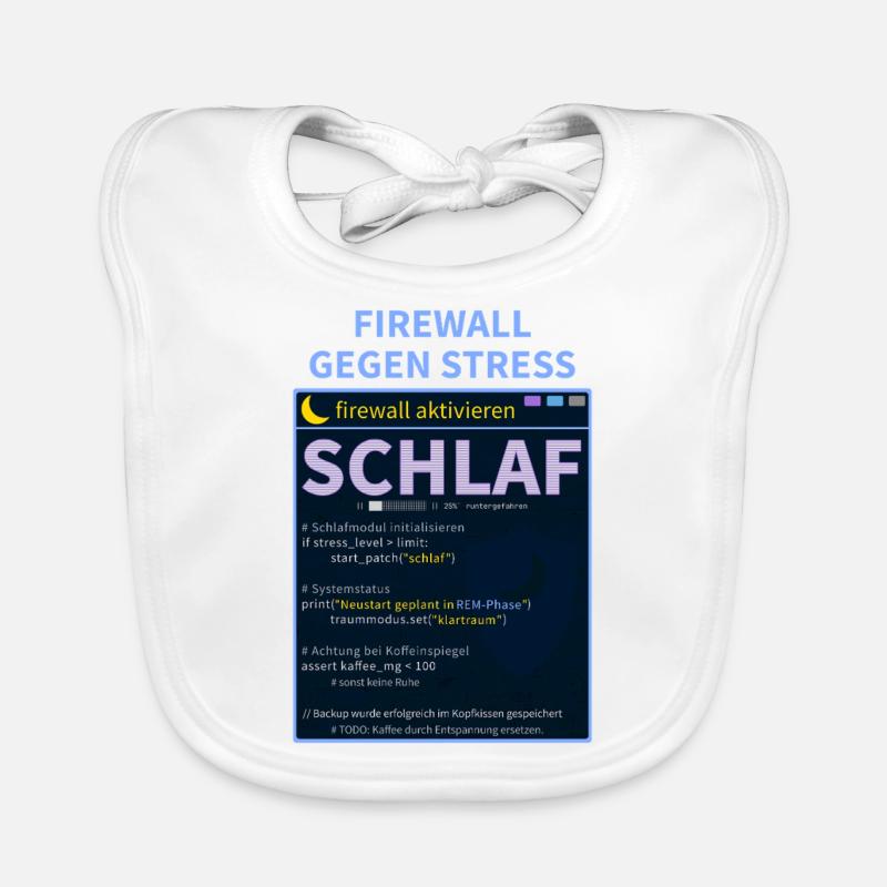 Firewall gegen Stress: Schlaf Baby Bio-Lätzchen