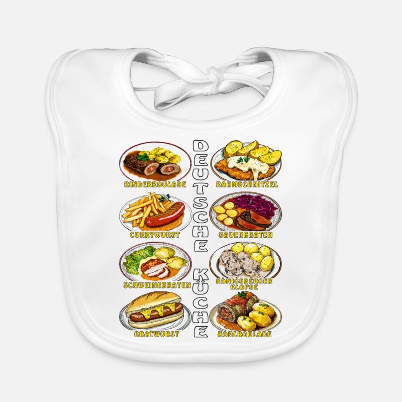 GERMAN CUISINE Organic Baby Bibs