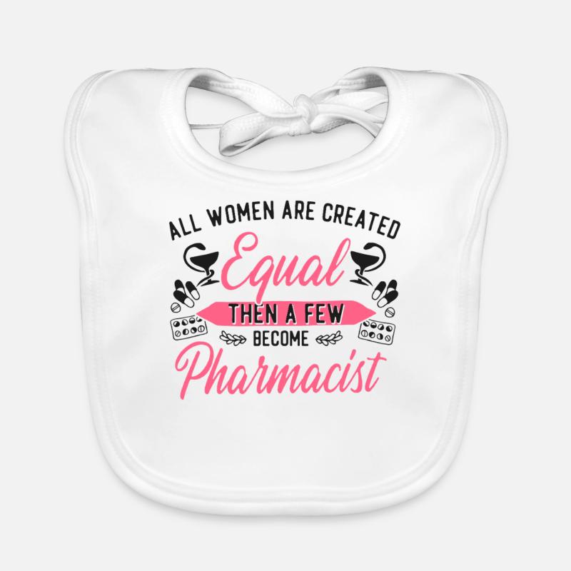 Pharmacy Tech Technician Organic Baby Bibs