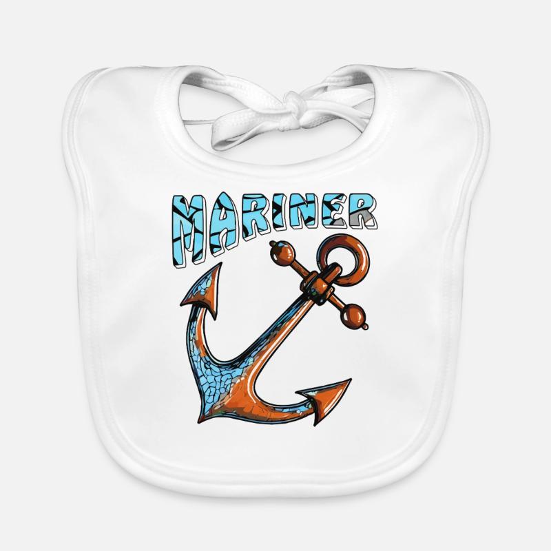 ANCRE DE NAVIRE MARINER Bavoir bio Bébé