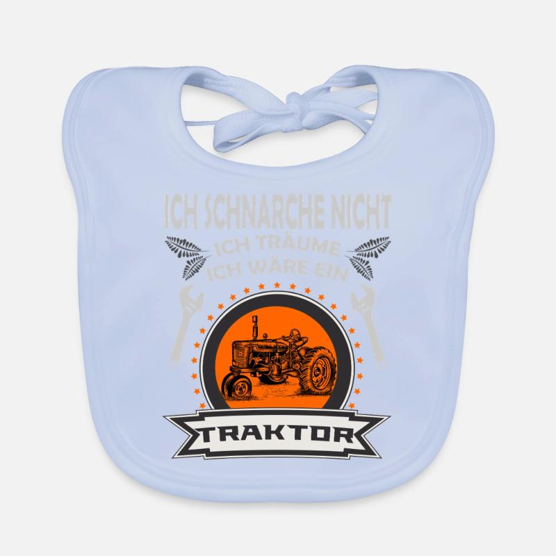 Traktor Baby Bio-Lätzchen