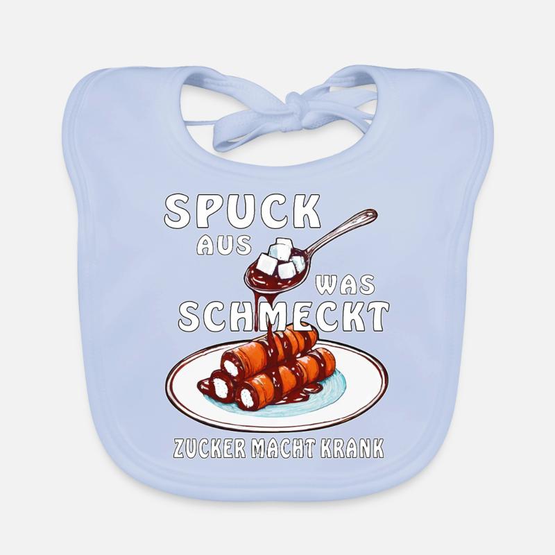 SUGAR SPIT OUT WHAT TASTES GOOD Organic Baby Bibs