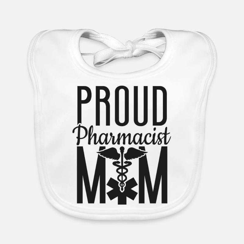 Pharmacy Tech Technician Organic Baby Bibs