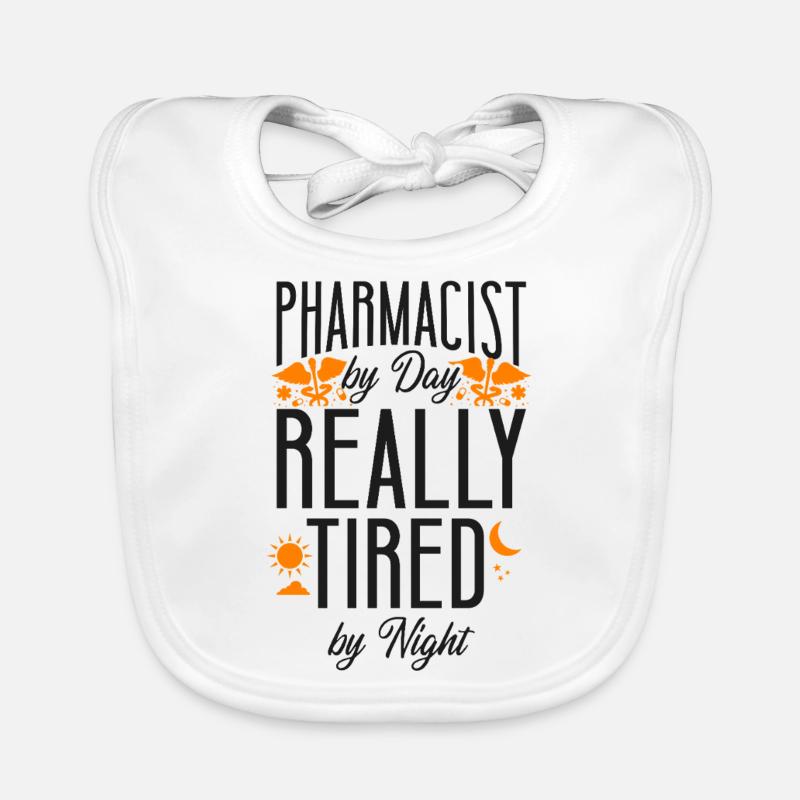 Pharmacy Tech Technician Organic Baby Bibs