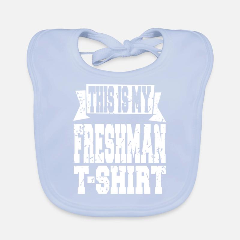 This Is My Freshman Year Statement Look Organic Baby Bibs