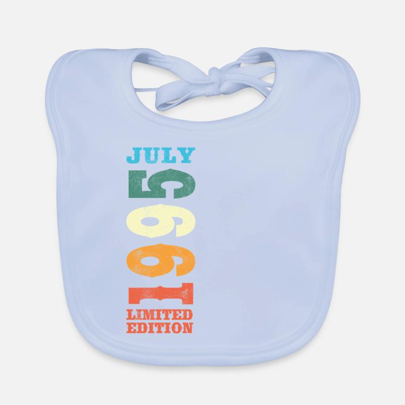 Juli 1995 Vintage Retro Geburtstagsgeschenk Baby Bio-Lätzchen