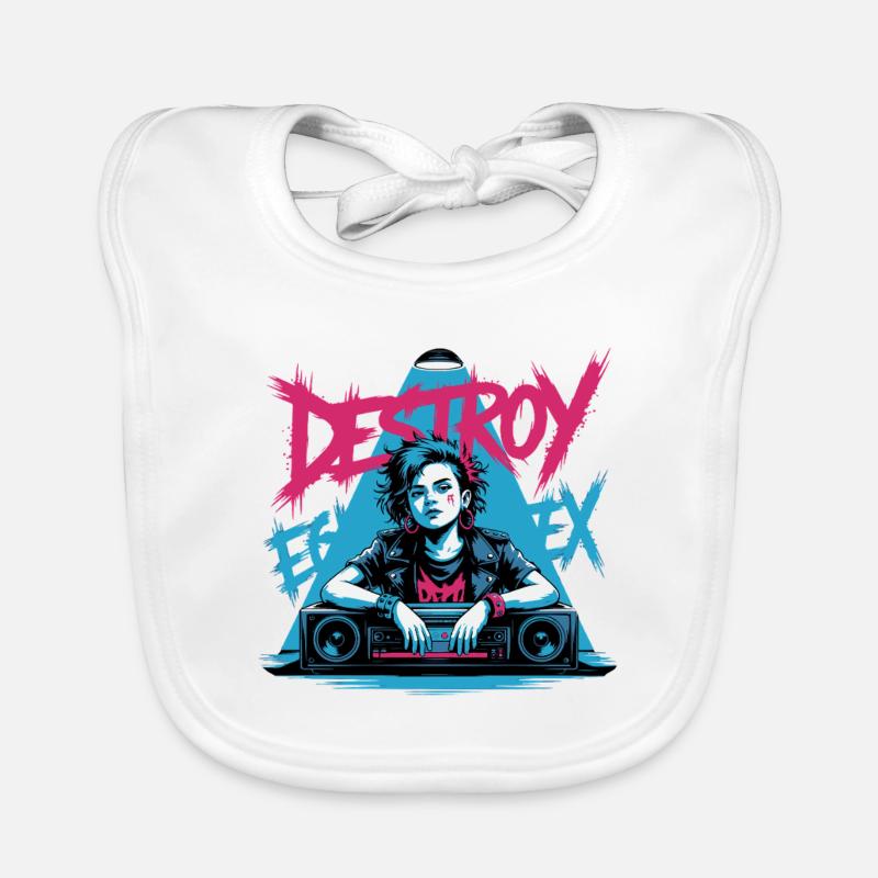 DÉTRUIRE LE SYSTÈME Bavoir bio Bébé