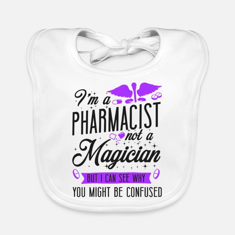 Pharmacy Tech Technician Baby Bio-Lätzchen