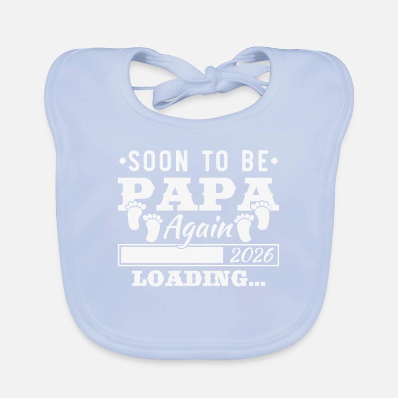 Pronto wird wieder Papa 2026 Loading Baby Bio-Lätzchen