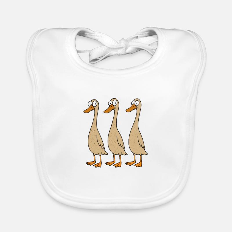 Canards Papa Canard Canards Maman Élevage de canards Bavoir bio Bébé
