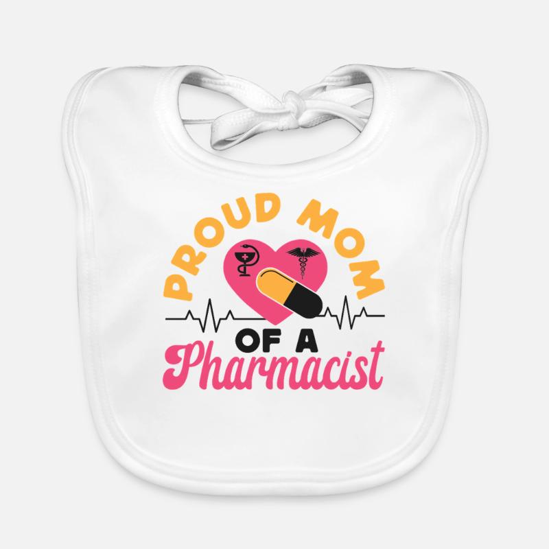 Pharmacy Tech Technician Organic Baby Bibs