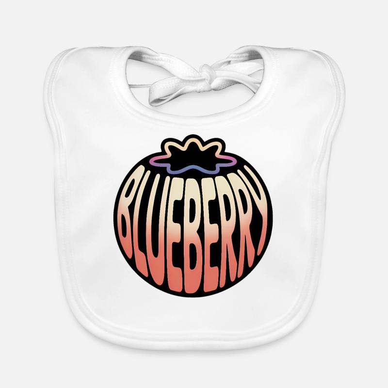 Myrtille - Logo Cool Fruit Bavoir bio Bébé