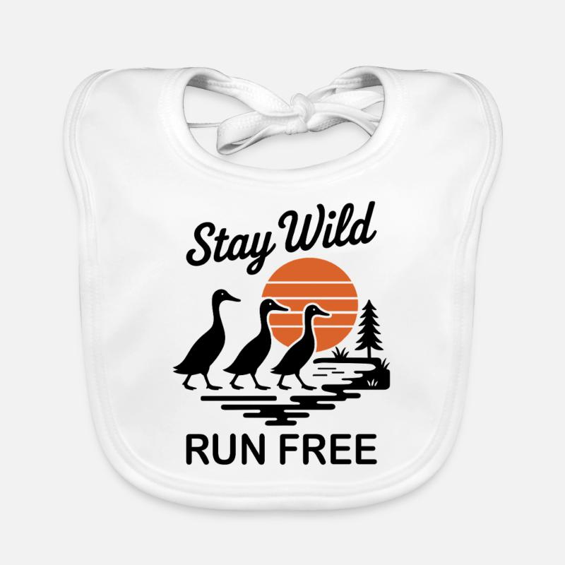 Duck Duck Duck Organic Baby Bibs