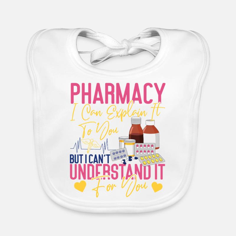 Pharmacy Tech Technician Organic Baby Bibs