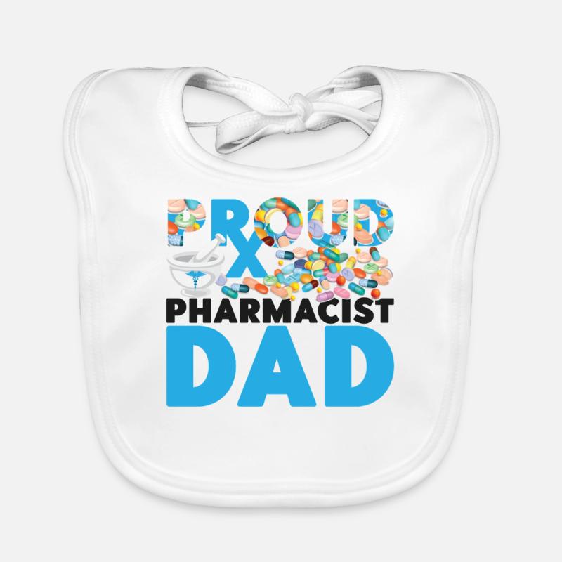 Pharmacy Tech Technician Baby Bio-Lätzchen