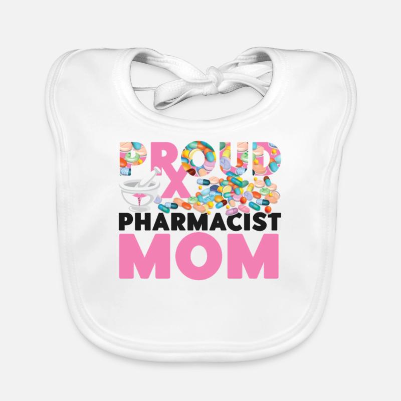 Pharmacy Tech Technician Baby Bio-Lätzchen