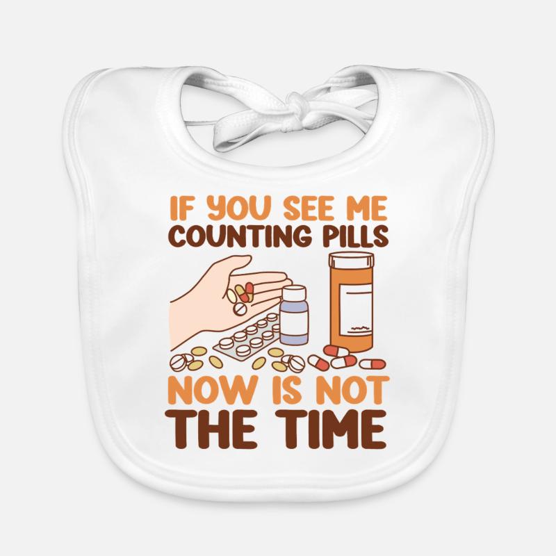 Pharmacy Tech Technician Organic Baby Bibs