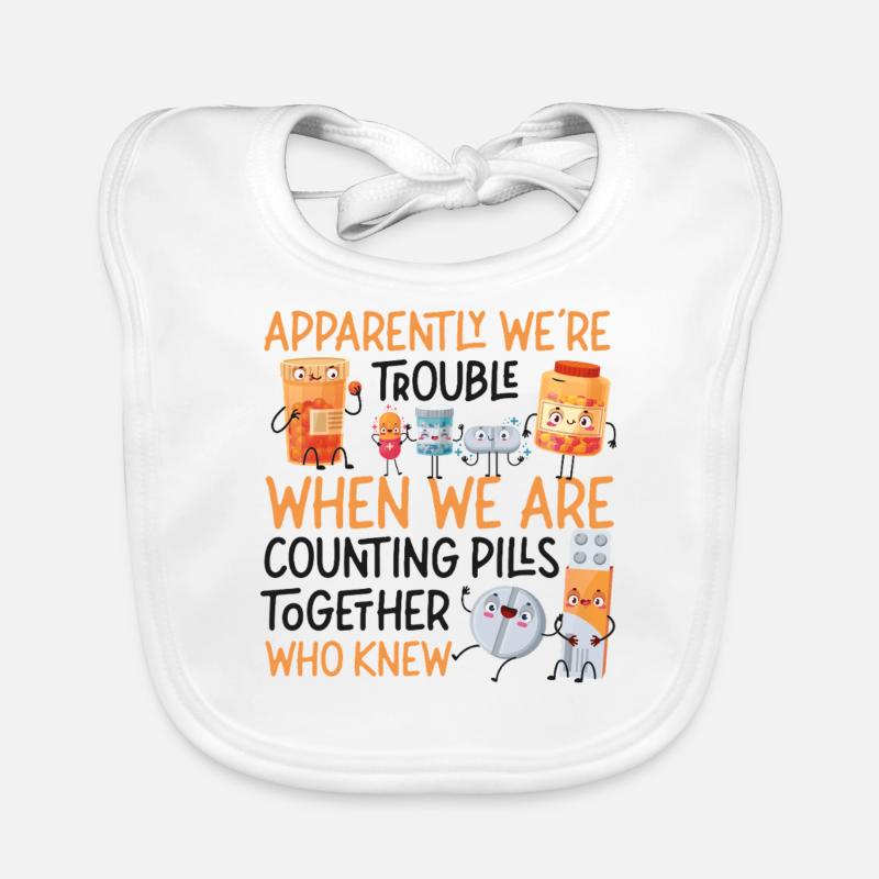 Pharmacy Tech Technician Organic Baby Bibs