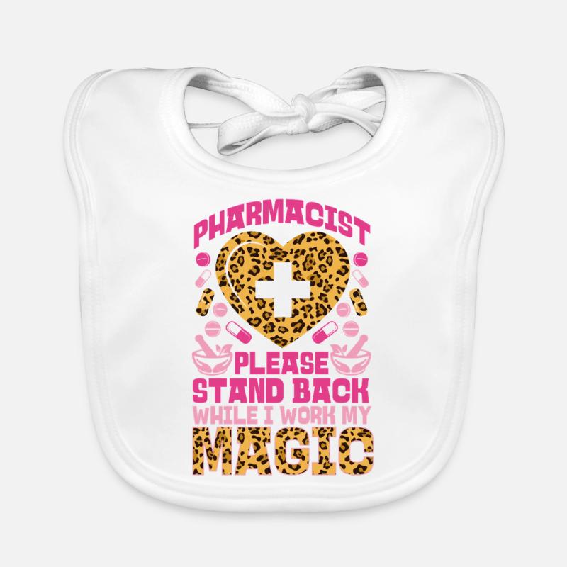 Pharmacy Tech Technician Organic Baby Bibs