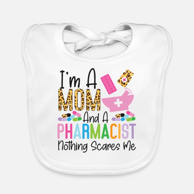 Pharmacy Tech Technician Organic Baby Bibs