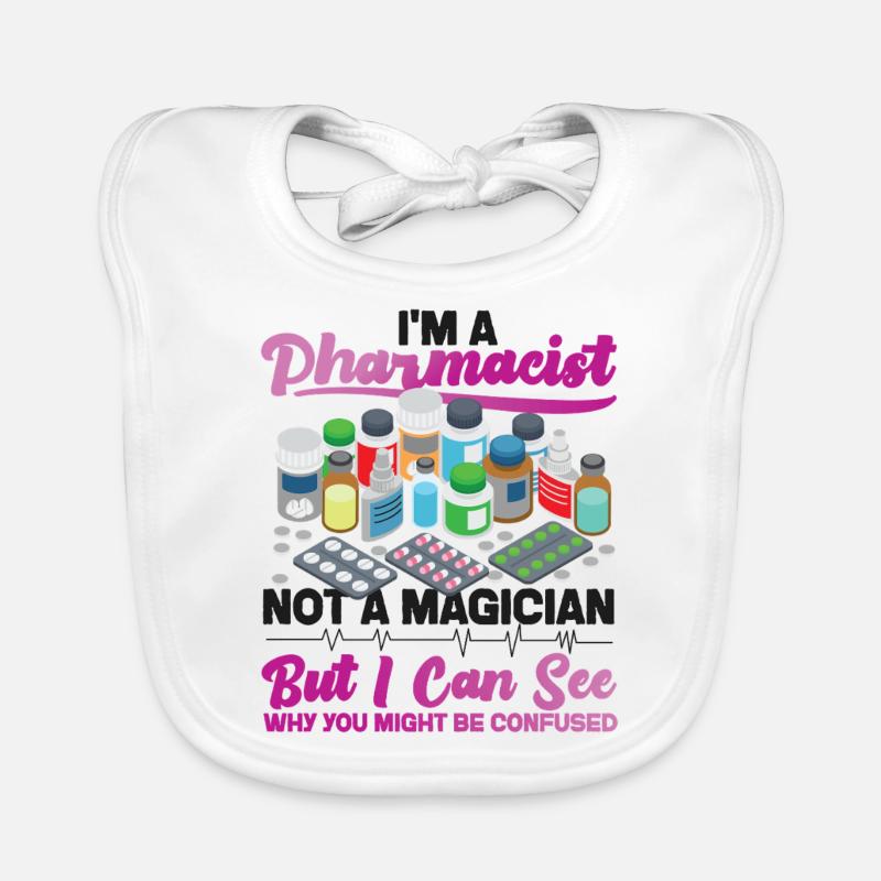 Pharmacy Tech Technician Baby Bio-Lätzchen