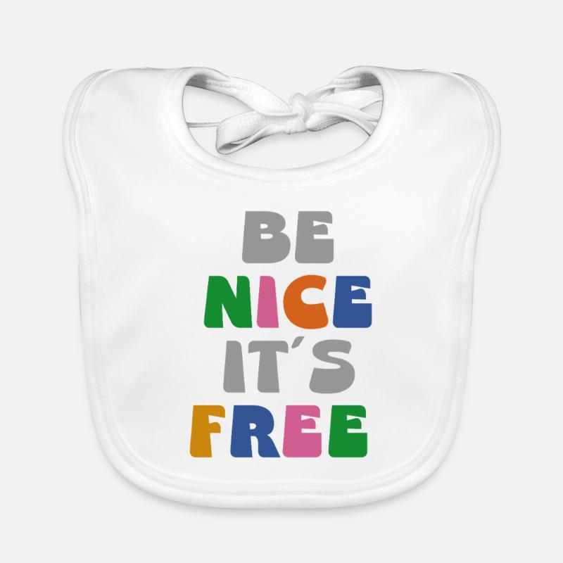 be nice it´s free Baby Bio-Lätzchen