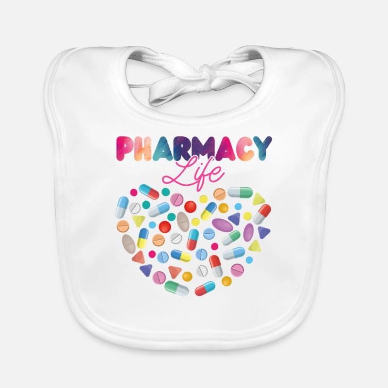 Pharmacy Tech Technician Baby Bio-Lätzchen