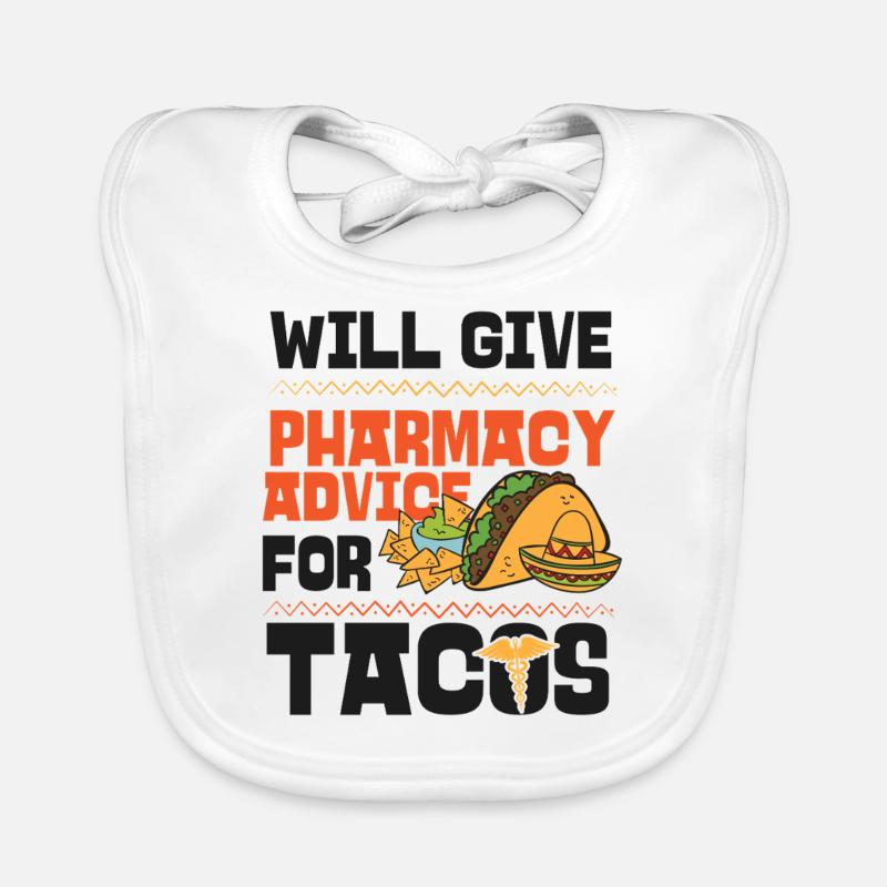 Pharmacy Tech Technician Organic Baby Bibs