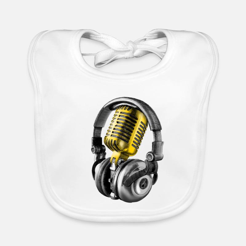 Microphone Bavoir bio Bébé