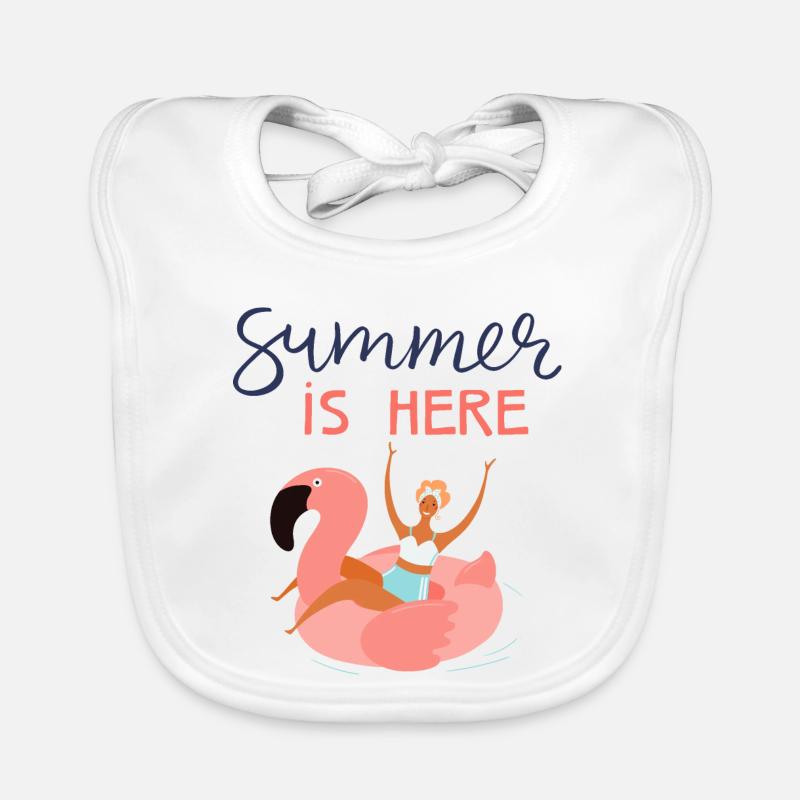 summer is here Organic Baby Bibs