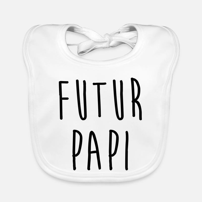 Futur Papi / Grand Pere / Naissance / Papy / Bébé Bavoir bio Bébé