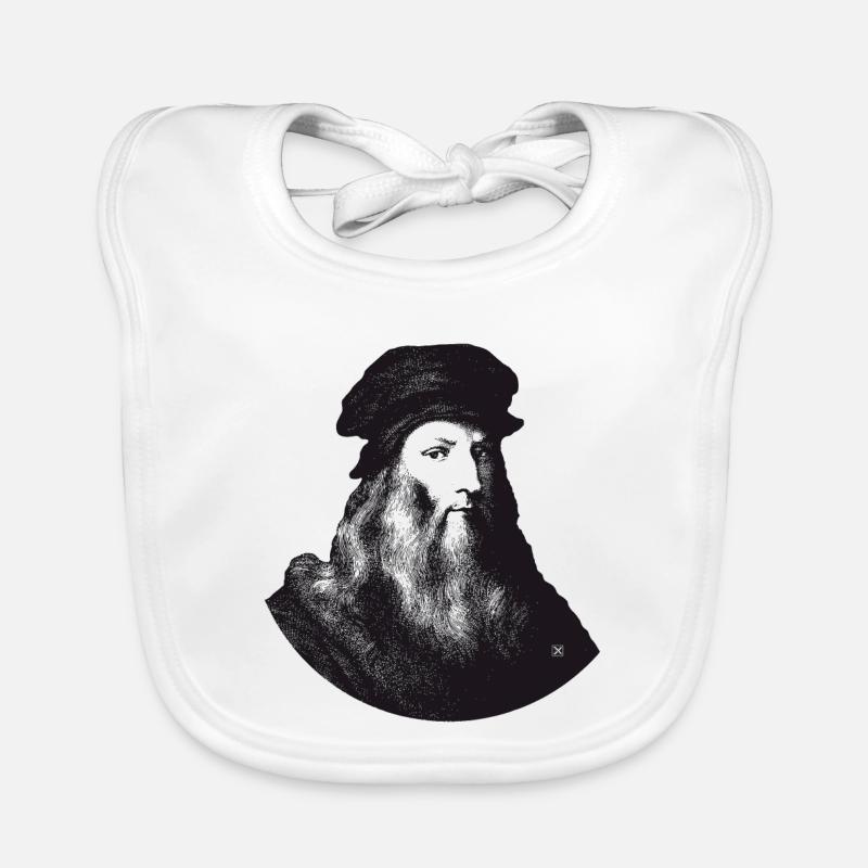 Leonardo da Vinci Organic Baby Bibs