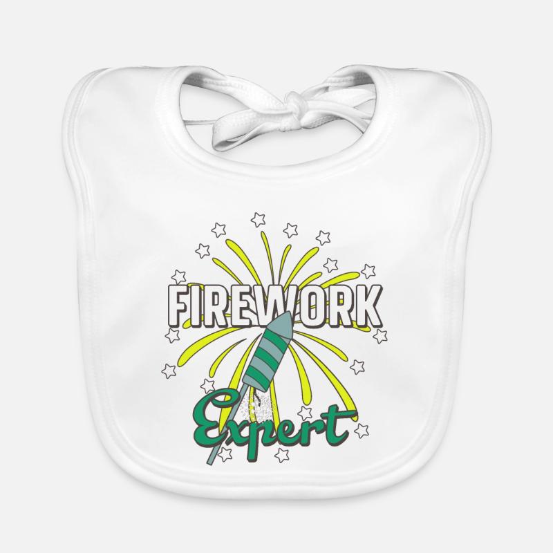 Firework Expert Organic Baby Bibs