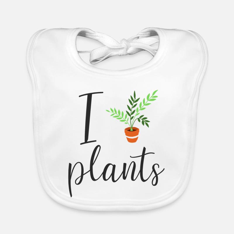 Je planifie - Bavoir bio Bébé - blanc