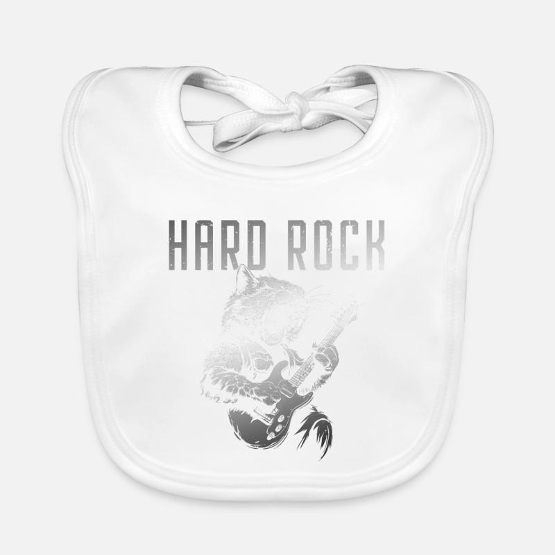 Hard rocking cat Bavoir bio Bébé