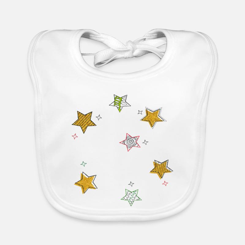 Sterne Baby Bio-Lätzchen