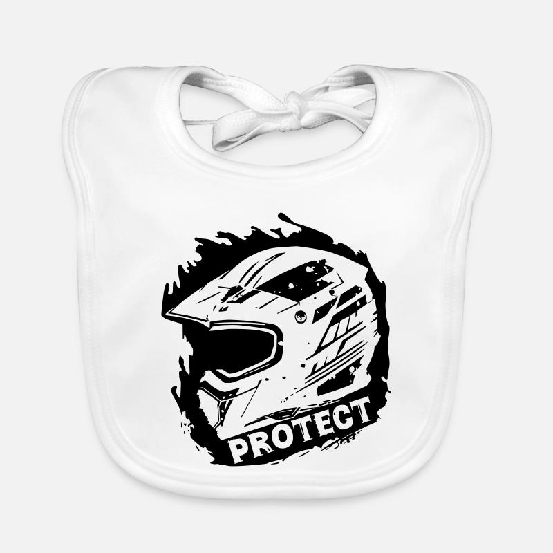 Protect - Schutzhelm [Schwarz] Baby Bio-Lätzchen