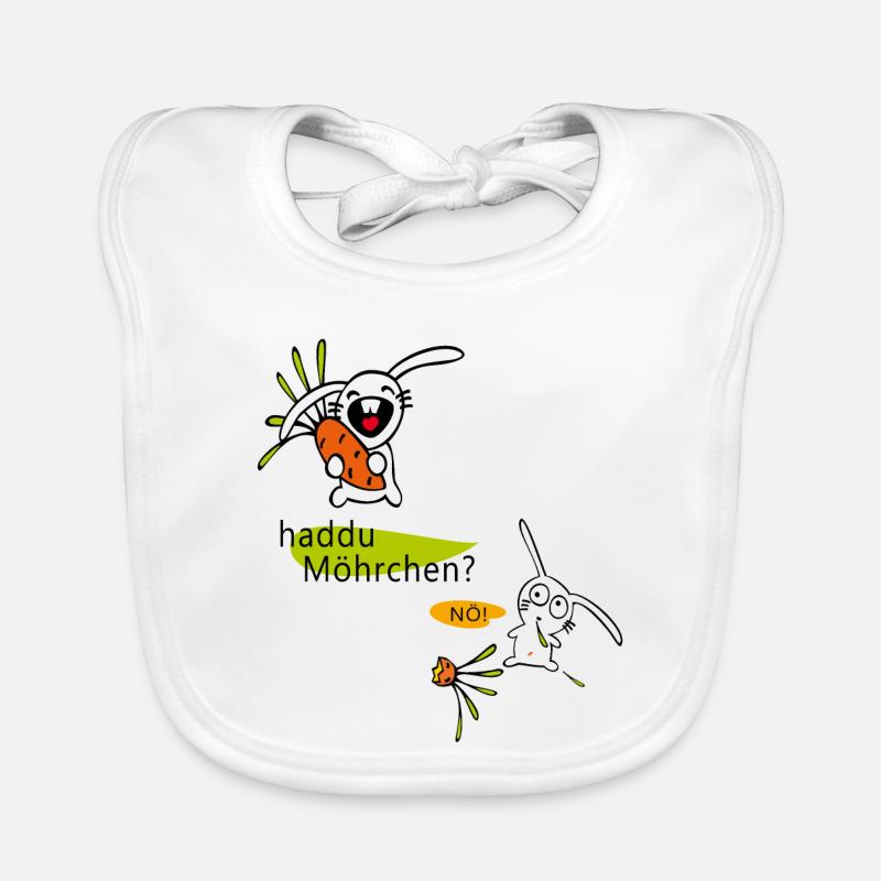 haddu Möhrchen? Ostern Baby Bio-Lätzchen