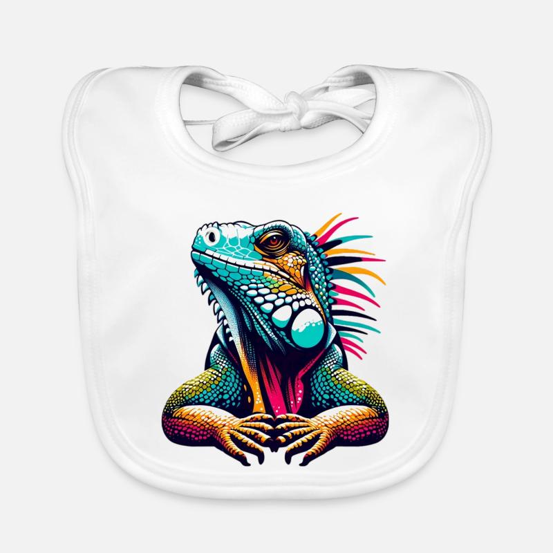 Iguane Bavoir bio Bébé