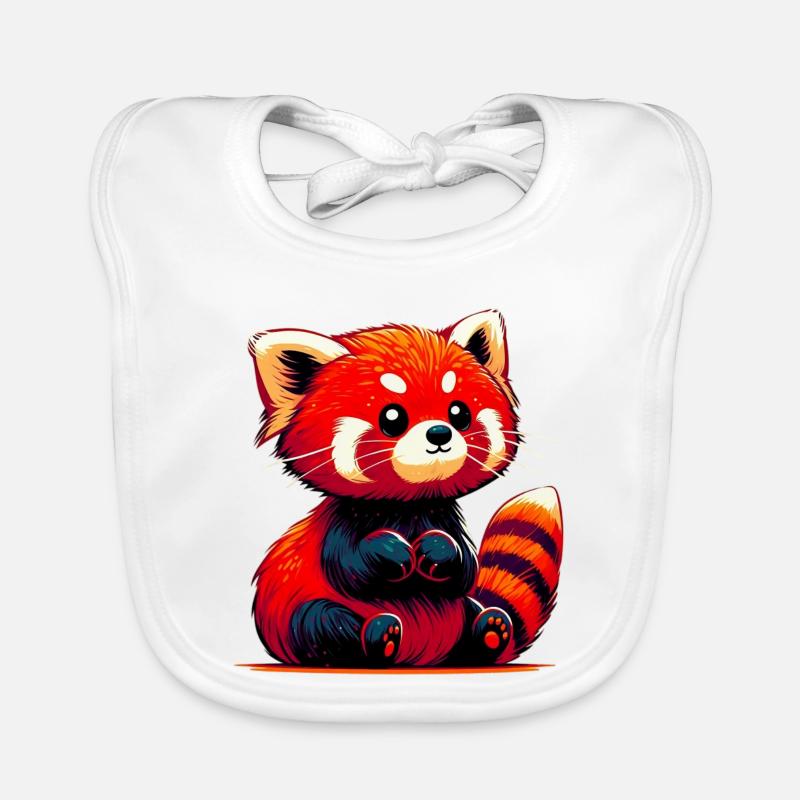 Petit panda Bavoir bio Bébé