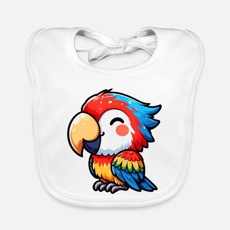 Perroquet Bavoir bio Bébé