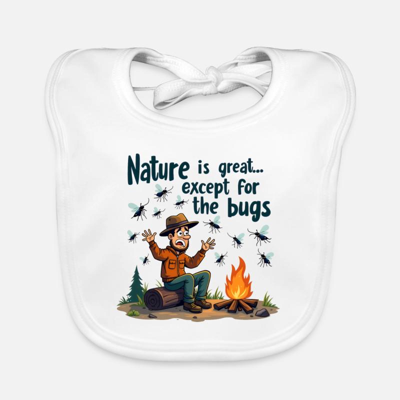 Camping is great except for the annoying mosquitoes! Organic Baby Bibs