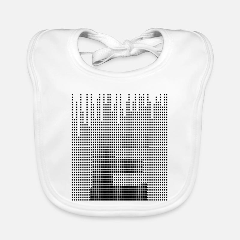 Letter E, name, the letter E Organic Baby Bibs