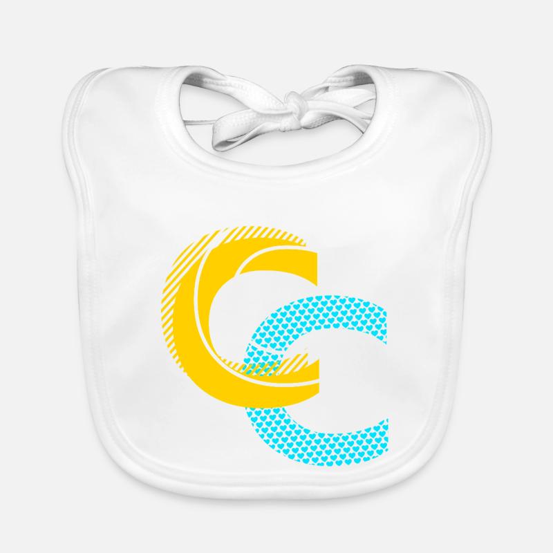 Anfangsbuchstabe C Baby Bio-Lätzchen