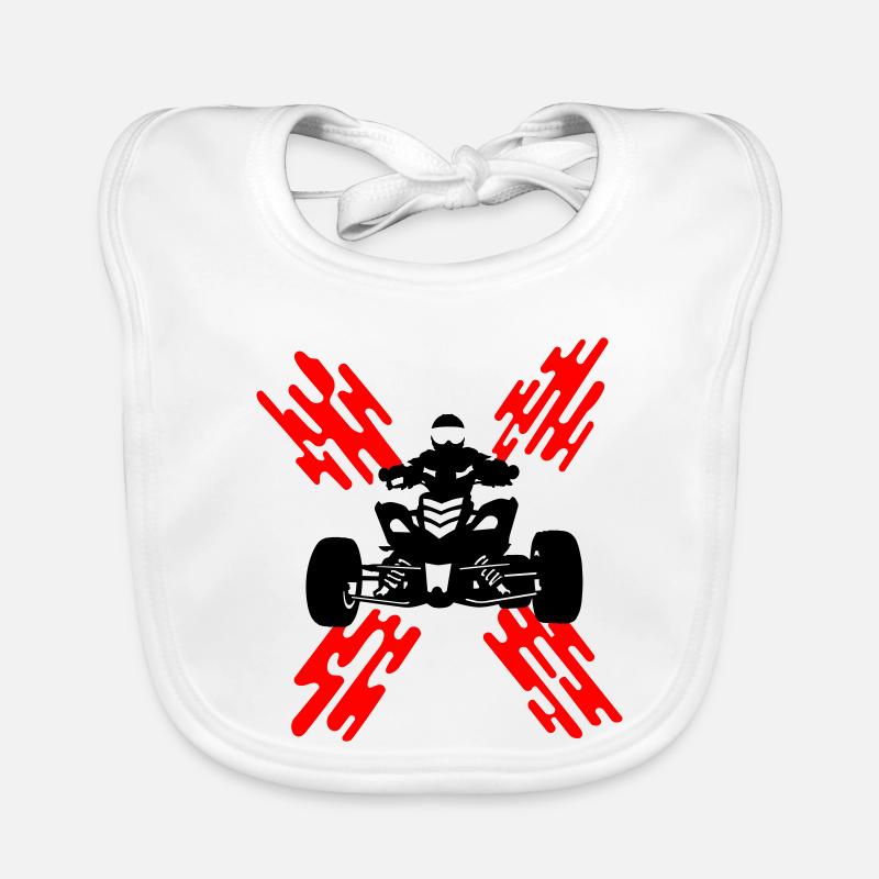 quad bike Organic Baby Bibs