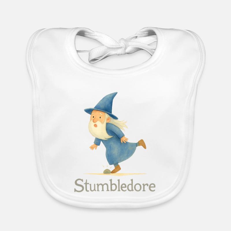 Stumbledore Zauberer (Medium Size) Baby Bio-Lätzchen