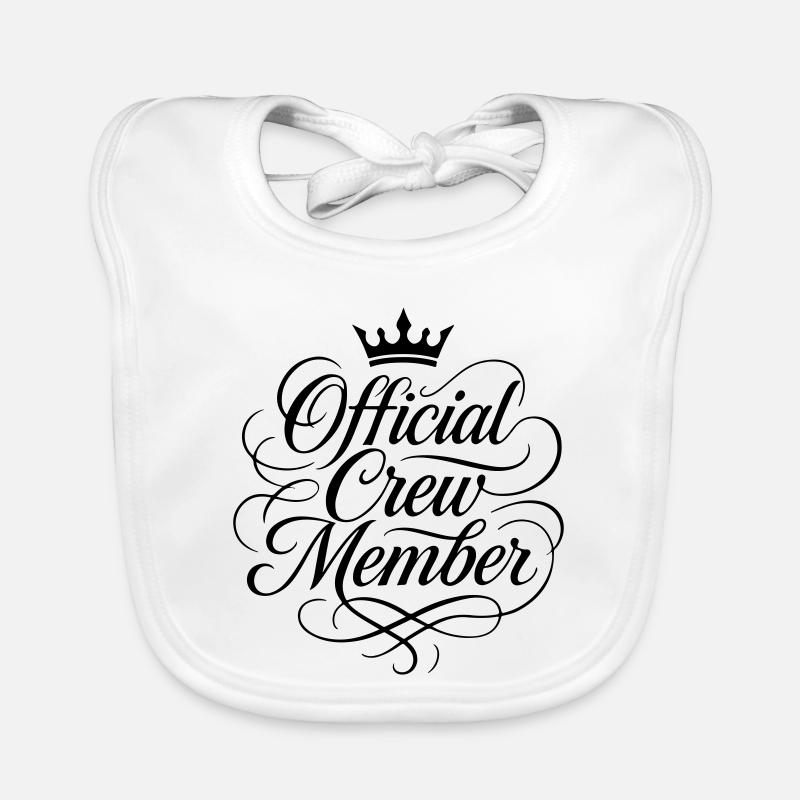 crew member Organic Baby Bibs
