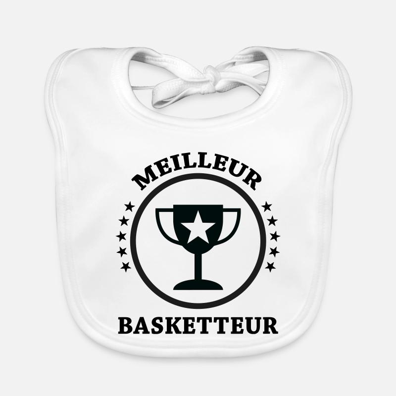 Meilleur Basketteur Bavoir bio Bébé